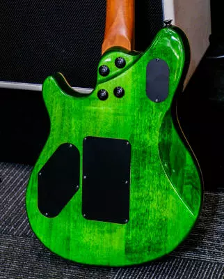 EVH - Wolfgang Standard QM, Baked Maple Fingerboard - Transparent Green 2